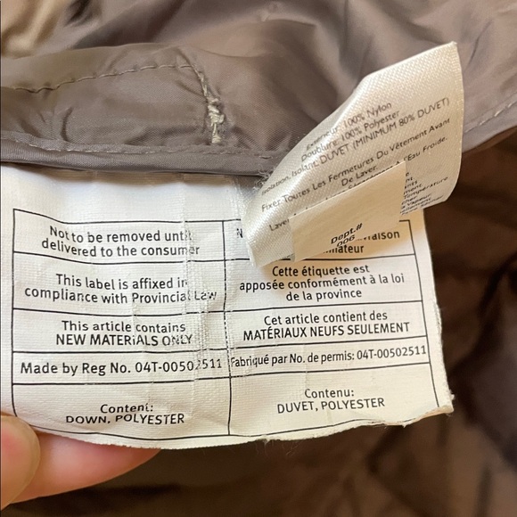 Eddie Bauer Women's Light Brown Puffer Coat - Size XS - Picture 10 of 14